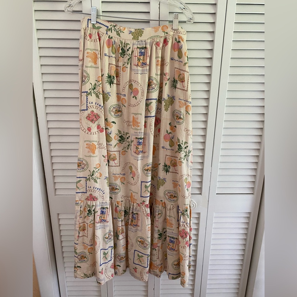 Abercrombie Print Maxi Skirt